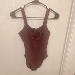 Maroon American Eagle Bodysuit